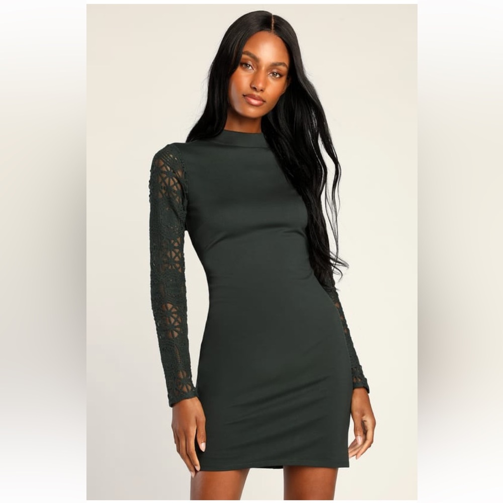 Lace Up Your Sleeve Lulus dress